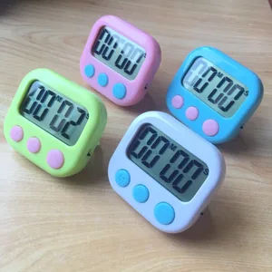 Image of Amazon best selling big LCD Digital Countdown electronic timer Kitchen red Practical Cooking electrical timer reloj temporizador