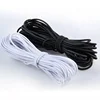 2mm 3mm 3.5mm 8mm Red and black high quality polyester flat rope rubber band elastic cord string