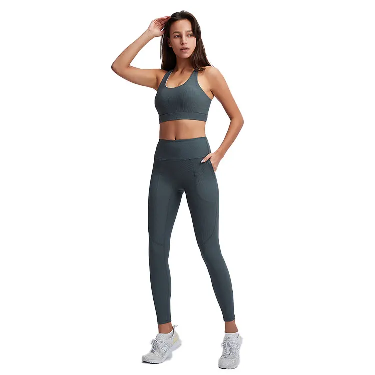 

Bra High Elastic Yoga Leggings Sexy Women Fitness Suit