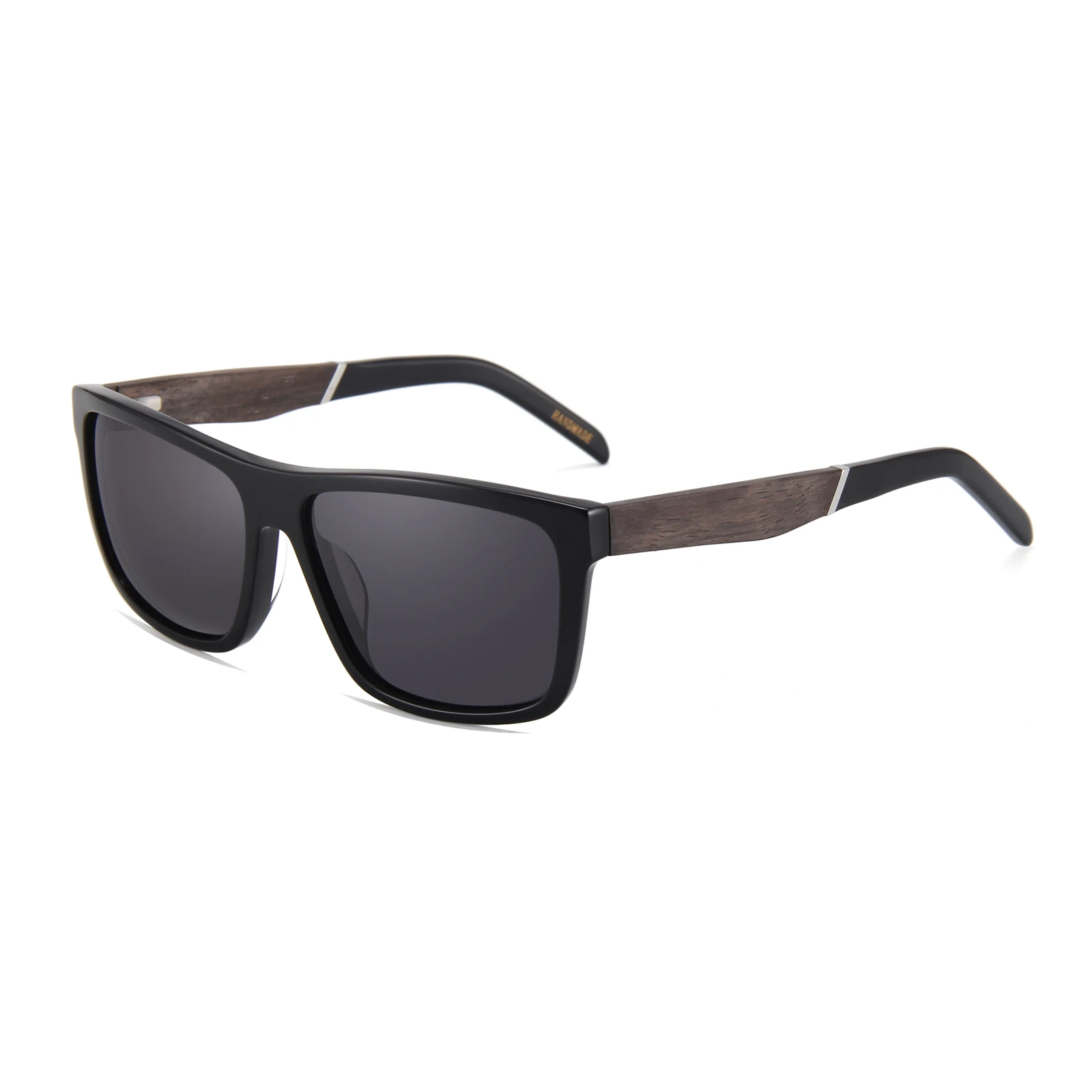 

custom design and logo ebony acetate wooden sunglasses, Custom colors