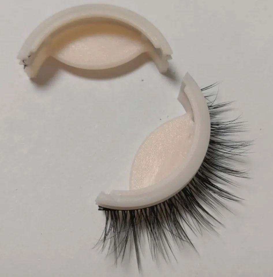 定制箱自粘预粘睫毛与私人标签