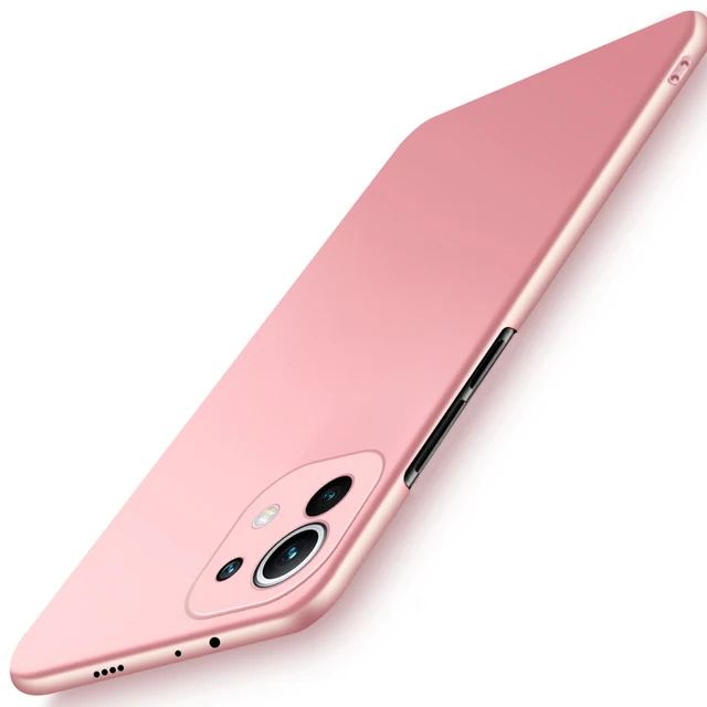 

Ultra Thin Frosted PC Case for Xiaomi Mi 11 11i lite Ultra Case Hard Plastic Back Cover For Xiaomi Redmi Note 10 Pro 10S, As picture shows