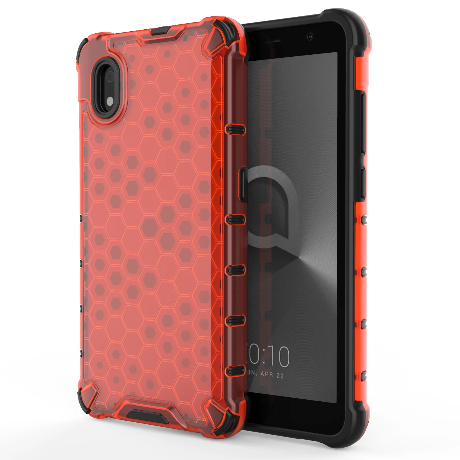 

Hybrid Silicone Hard Case Bumper Cover For Alcatel 1B 2020, As pictures