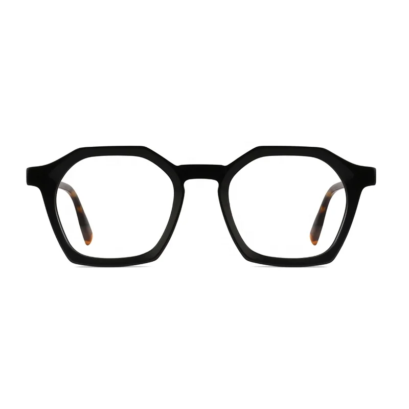 

2022 New Arrival High End Fashion Unisex Bevel Acetate Optical Frame Glasses Lentes De Sol Hombre