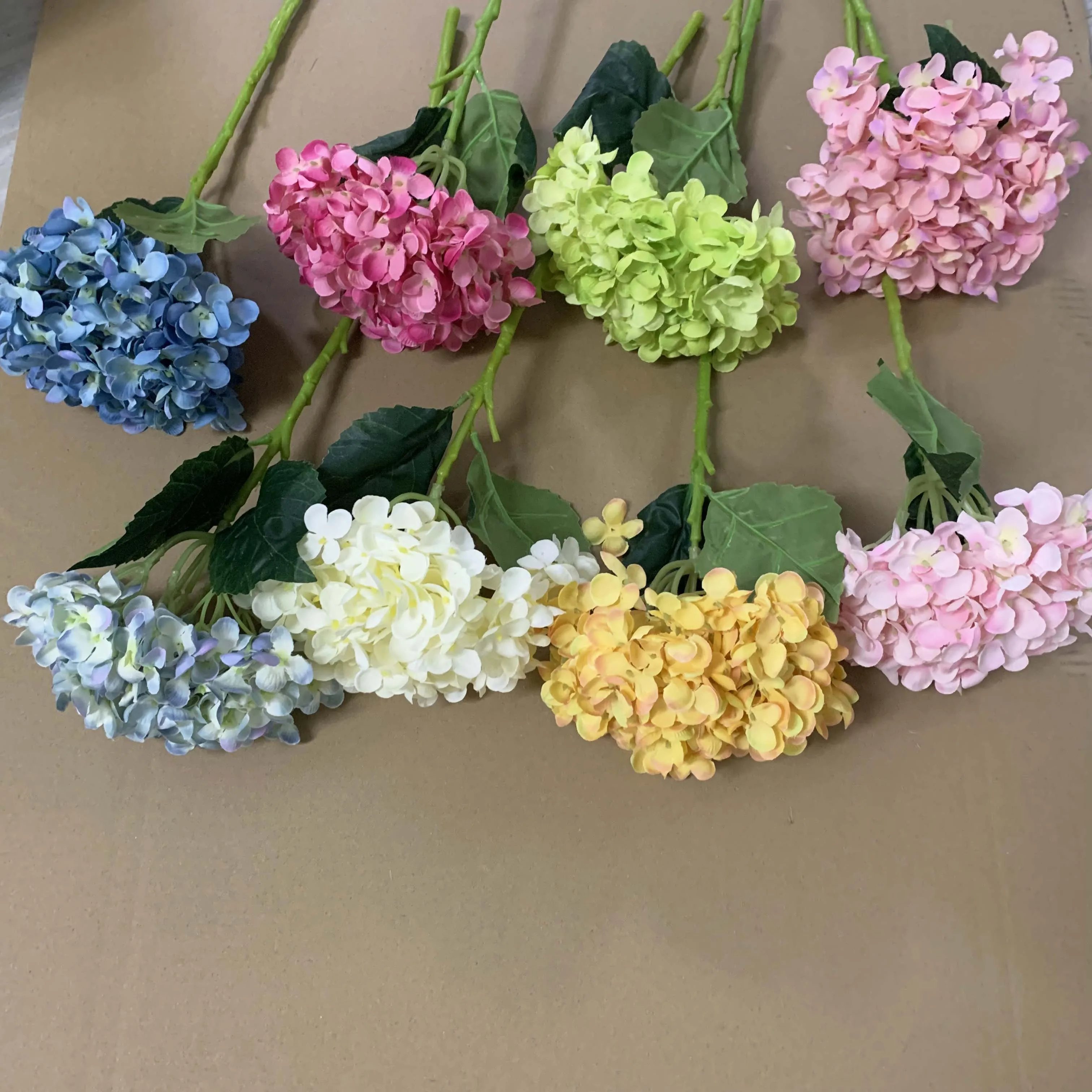 

QSLHF-HDY-01-Artificial hydrangea flower for wedding and home decor artificial silk hydrangea flowers