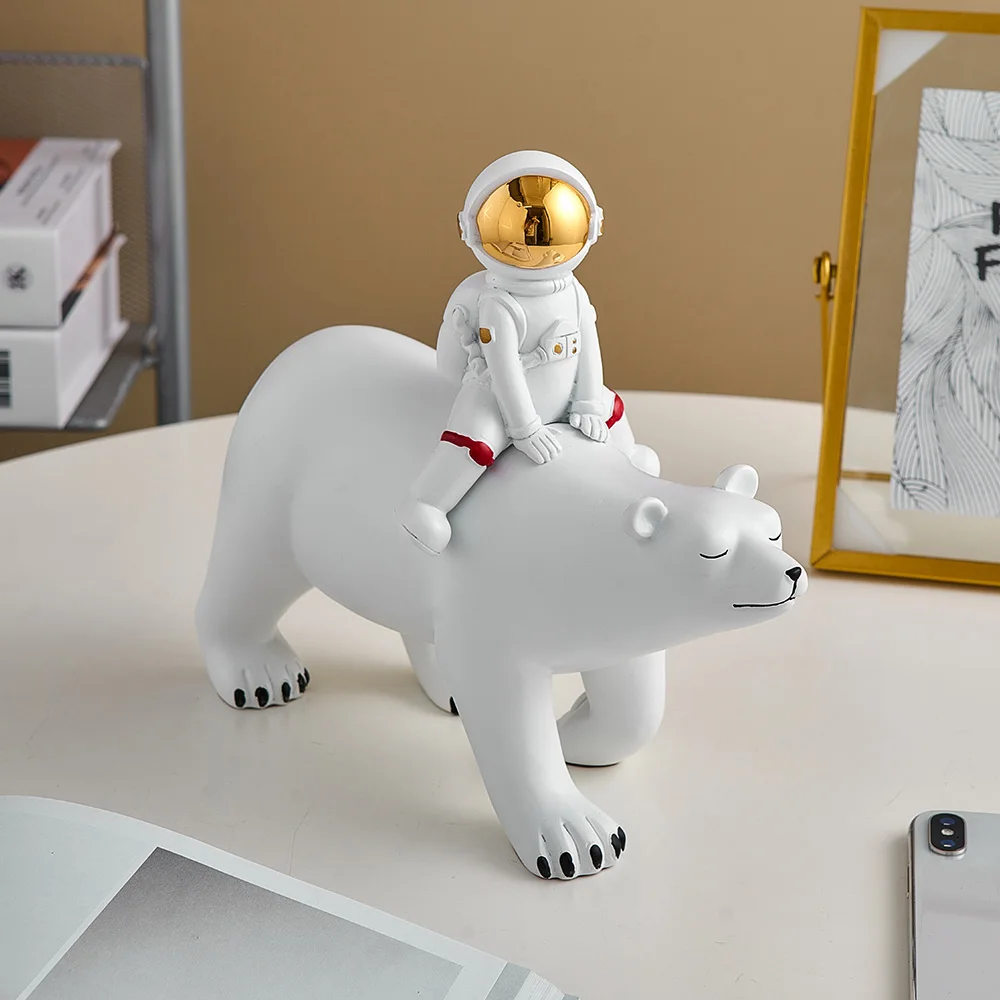

Nordic Home Furnishing Astronaut Resin Decoration Astronaut Polar Bear Decoration