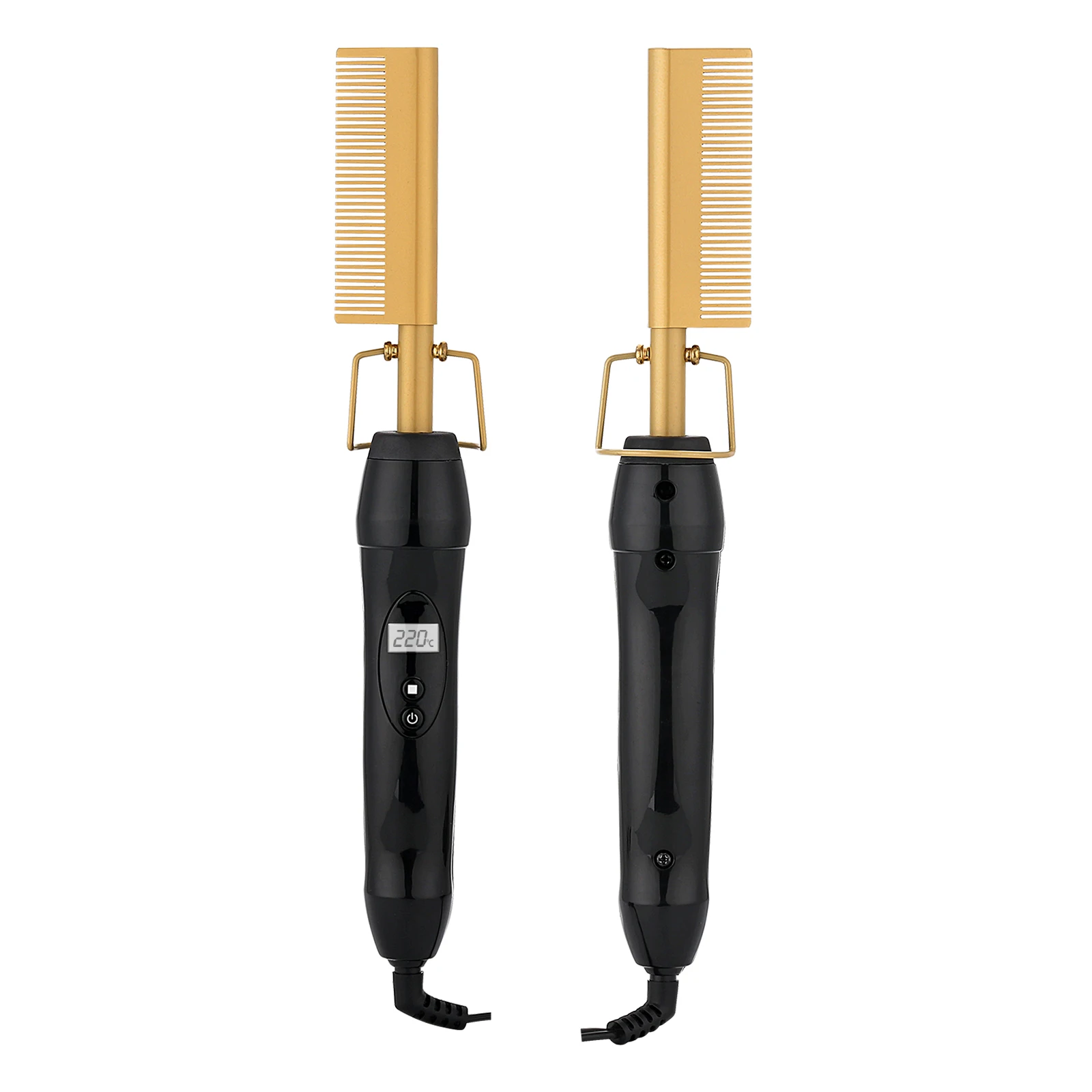 

Electric Comb With LCD Screen Professional Ceramic Hair Straightener Brush Hot Comb for Beard Wigs Ebay Hot Selling
