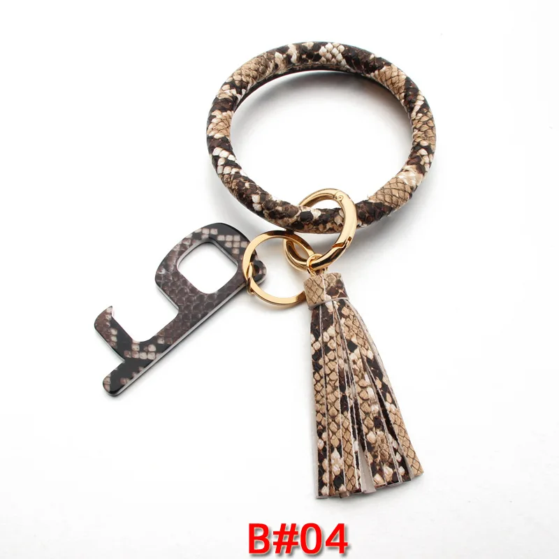 New Fashion Custom Design Bracelet Key Ring With Door Opener Women