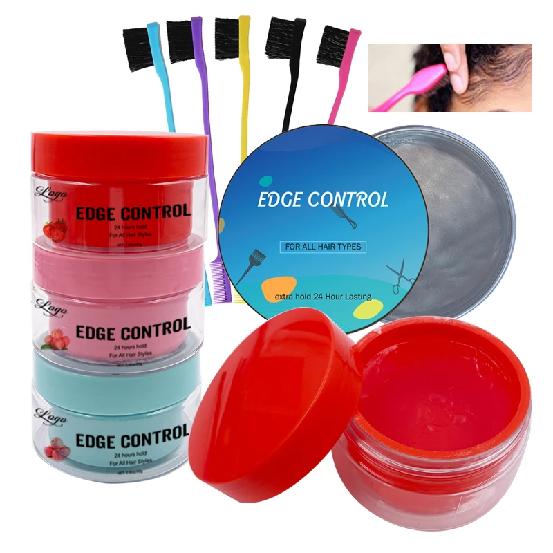 

Custom Own Logo 30 / 80 ml care styling No residue Hair Wax Tamer 24 hours hold gel private label hair style edge control