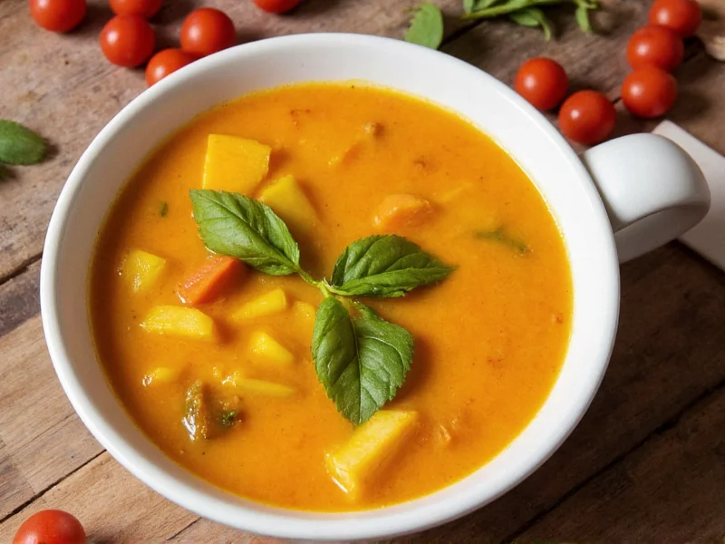 Simple Vegetable Soup Recipe: Healthy & Delicious