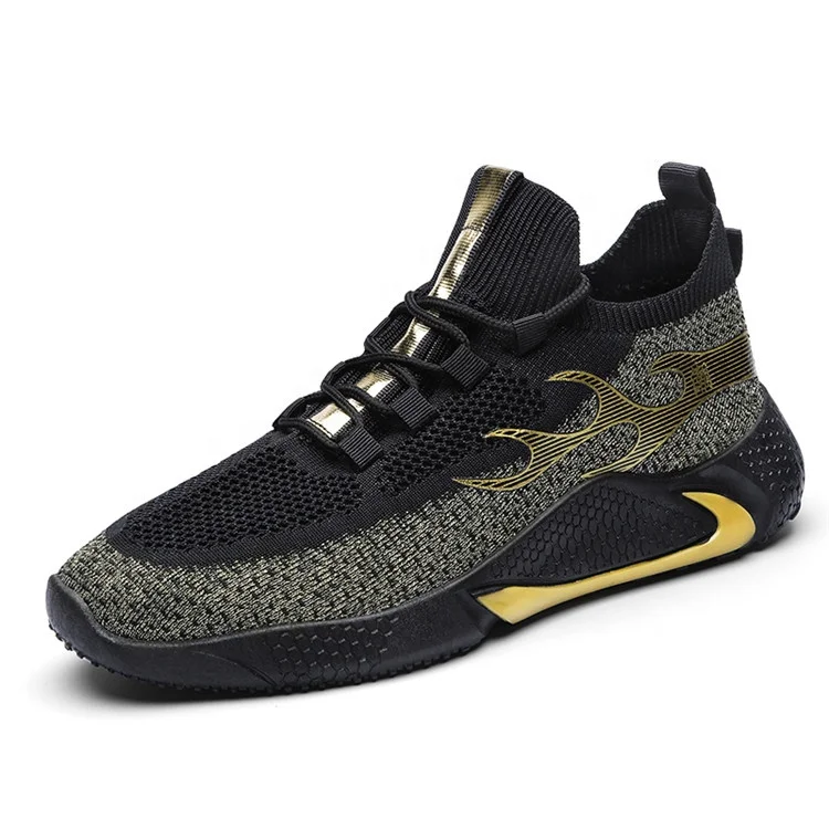 Zapatos De Hombre Durable Fly Weave Breathable Lightweight Shoes Men Casual Sneakers