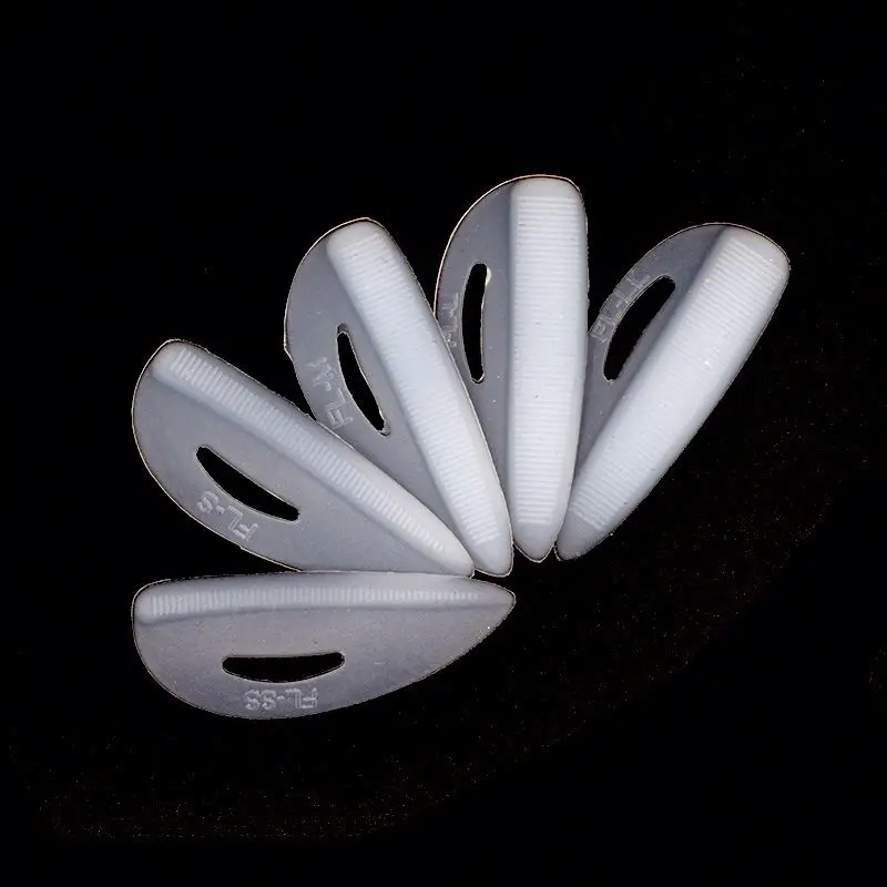 

Hot sale reusable eyelash curling silicone gasket for hot eyelashes, White/pink