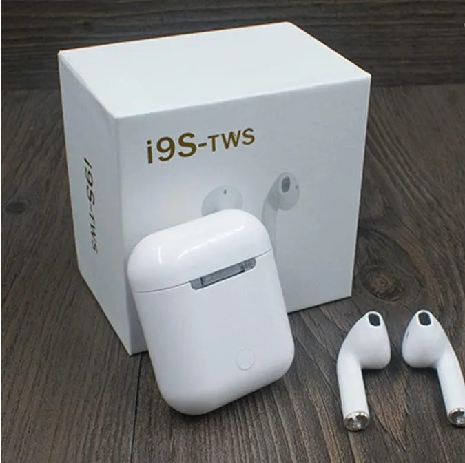 

i9s tws wireless bluetooth earphone wireless headsets earbuds, White/black/pink/gold