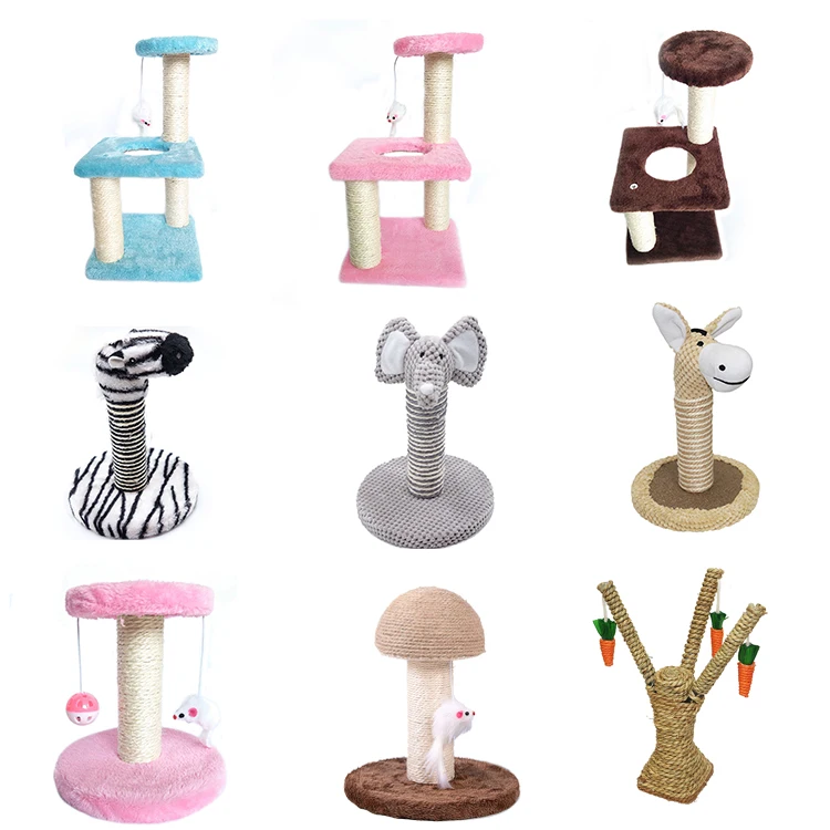 

Thinkerpet Durable Sisal Scratchers sching board post Plush toy post Cat Toy Cat climbing frame