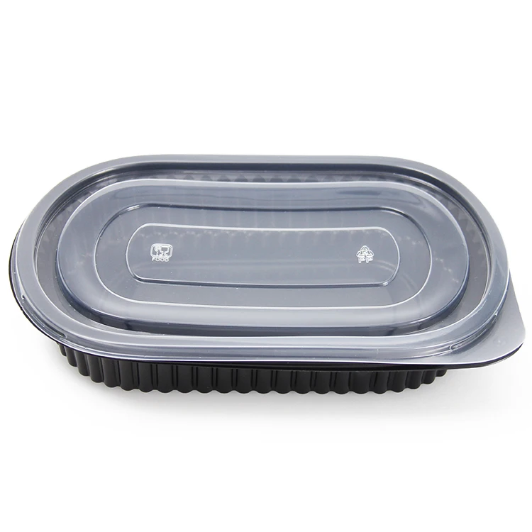 

Hot Sale Disposable Plastic Food Container 1500Ml Pp Lunch Box, White,clear,black or customize