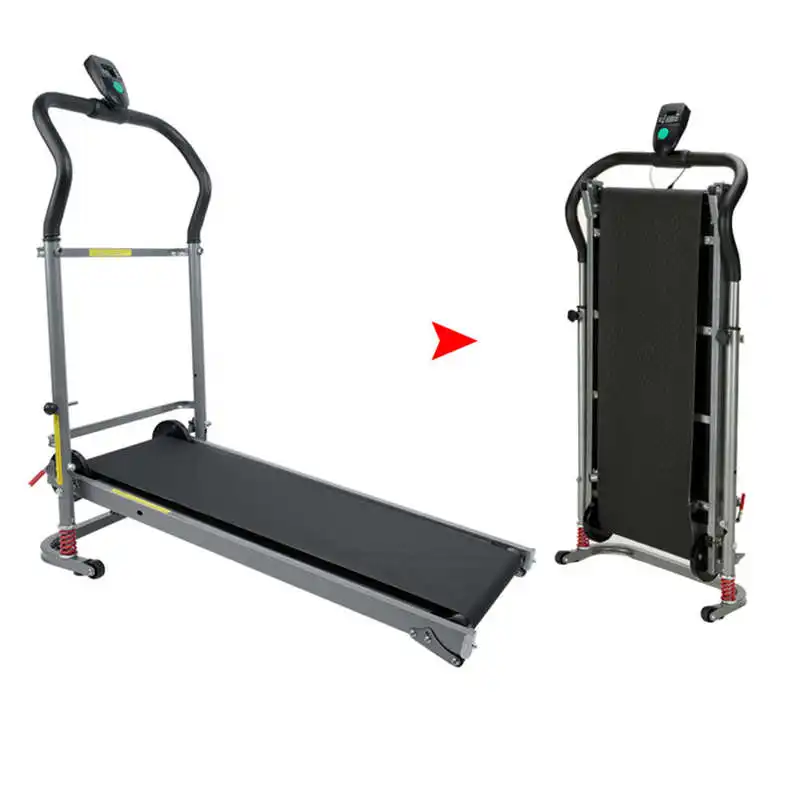 

Professional Folding Treadmill Mechanical Support Motorized Power Running Machine For Home Office Gym Fitness Equipment