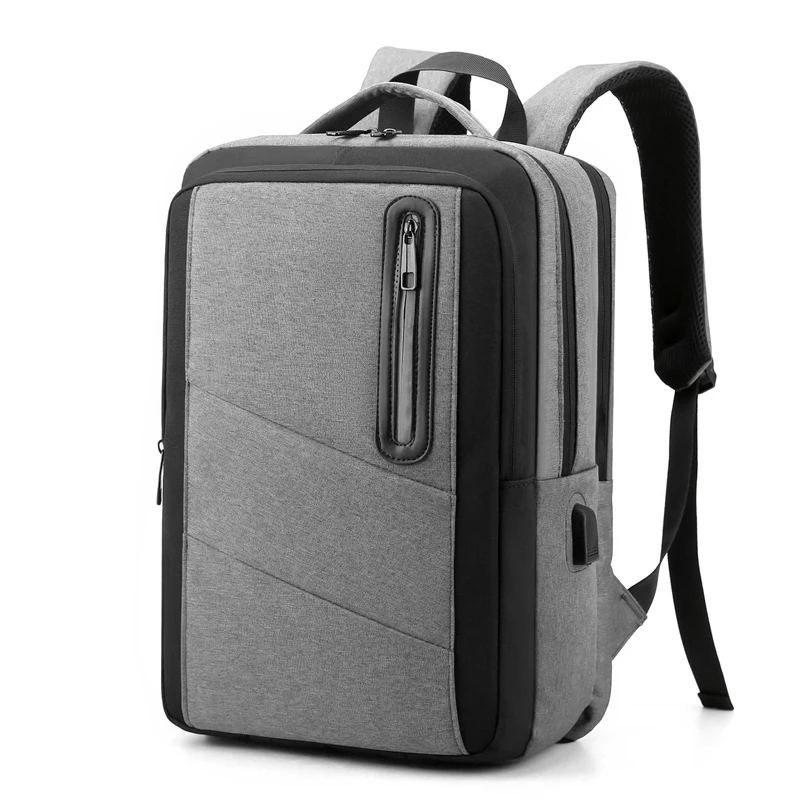 

Multifunction Smart Bagpack Mens Business Laptop Travel Backpack Bag With USB Charging Port, Black, gray, blue