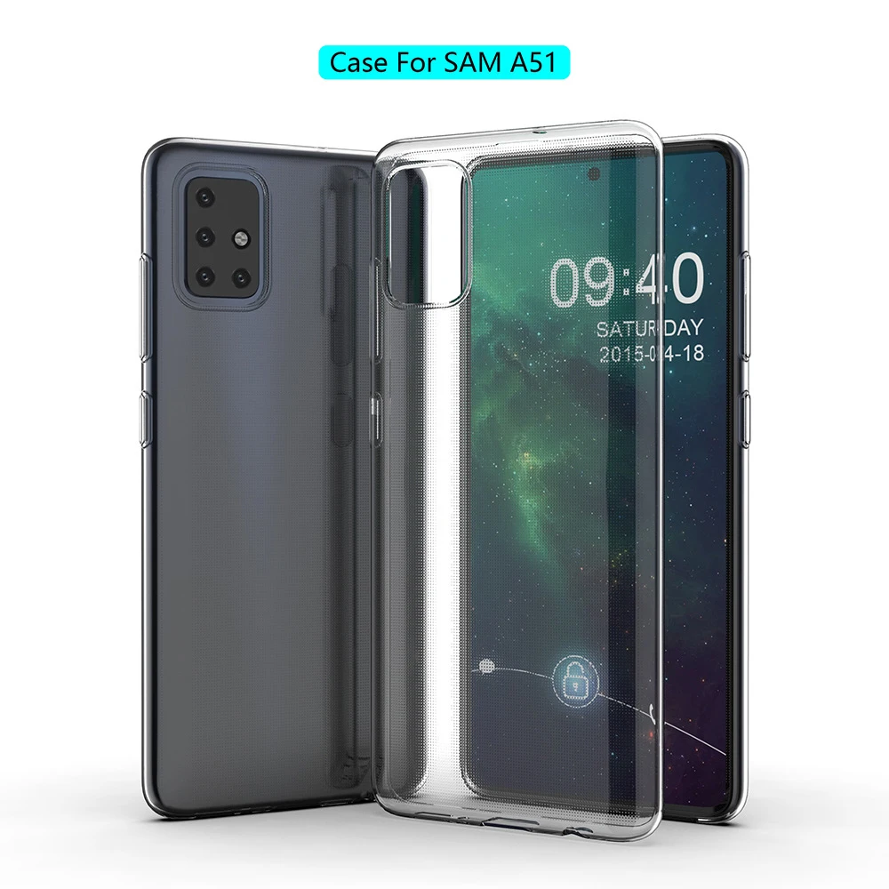 

Odm Ultra Thin Transparent Clear Phone Case For Samsung A51 Back Cover