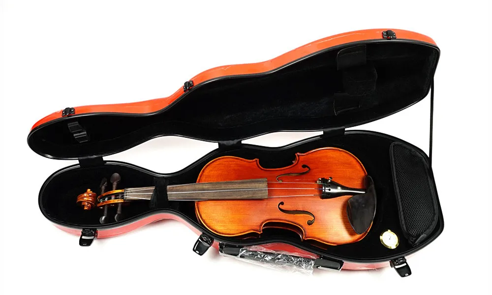 Highly Cost Effective Violin Hard Case Cello Shape Violin Case 4/4 3/4