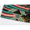 Best price 100% polyester block printed fabric 85gsm chiffon for maxi dress