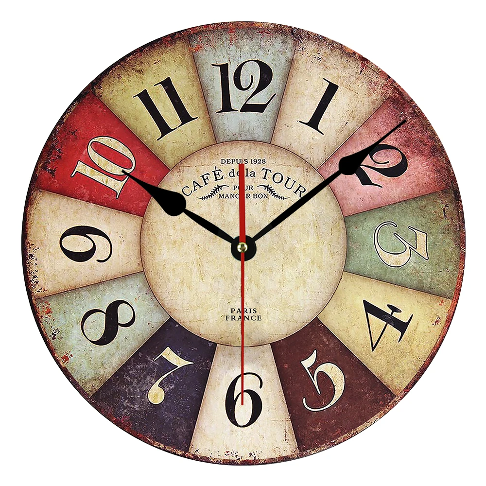 

Small Manufacturing Ideas Classical Wall Clock Vintage MDF Wall Clocks Round MDF Wall Clock Large Retro Quartz Analog Wood