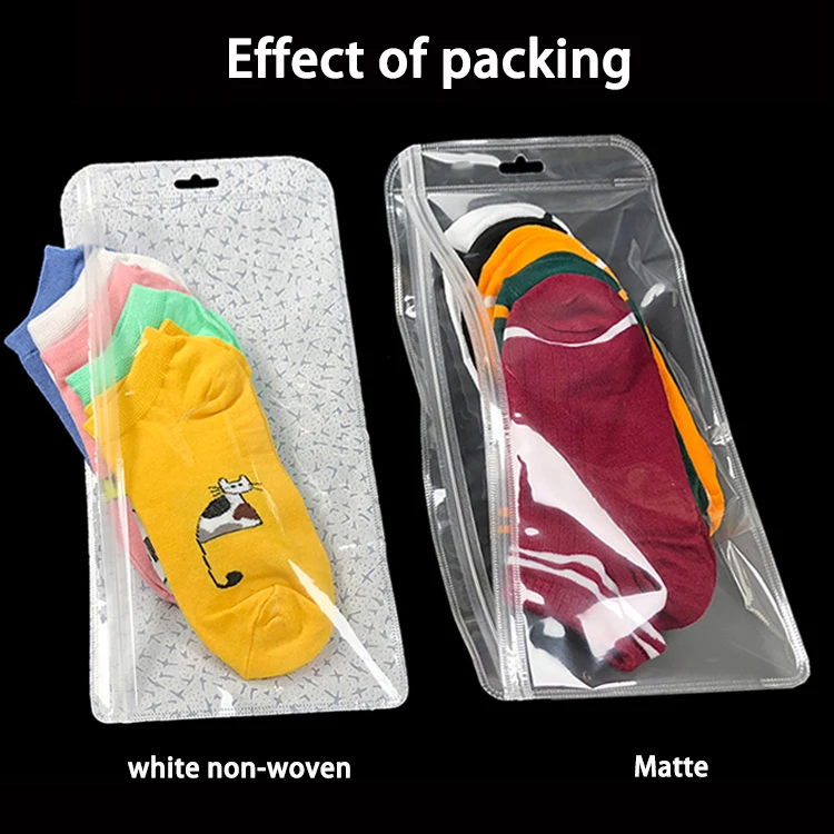 Socks Packaging Bag Zip Lock Bag For Sock New Type Zipper Bag For Sock Buy Sock Sleeve Sock Packaging Zipper Bag Transparent Zipper Bag For Socks Product On Alibaba Com