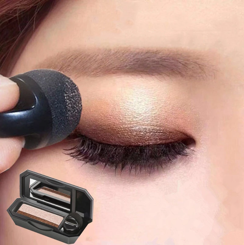 

Hot sale Double Color Gradient Lazy Eye Shadow Glitter Eyeshadow Pallete Waterproof Shimmer Eyeshadow Cosmetics
