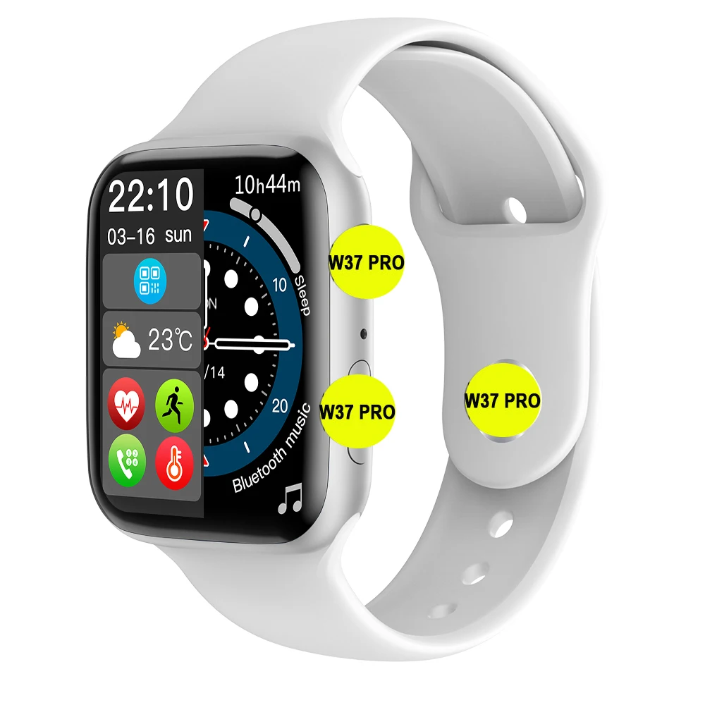 

2021 IP68 waterproof smart watch W37 pro plus series 7 Reloj inteligente iwo series 7 W37 pro smart watch