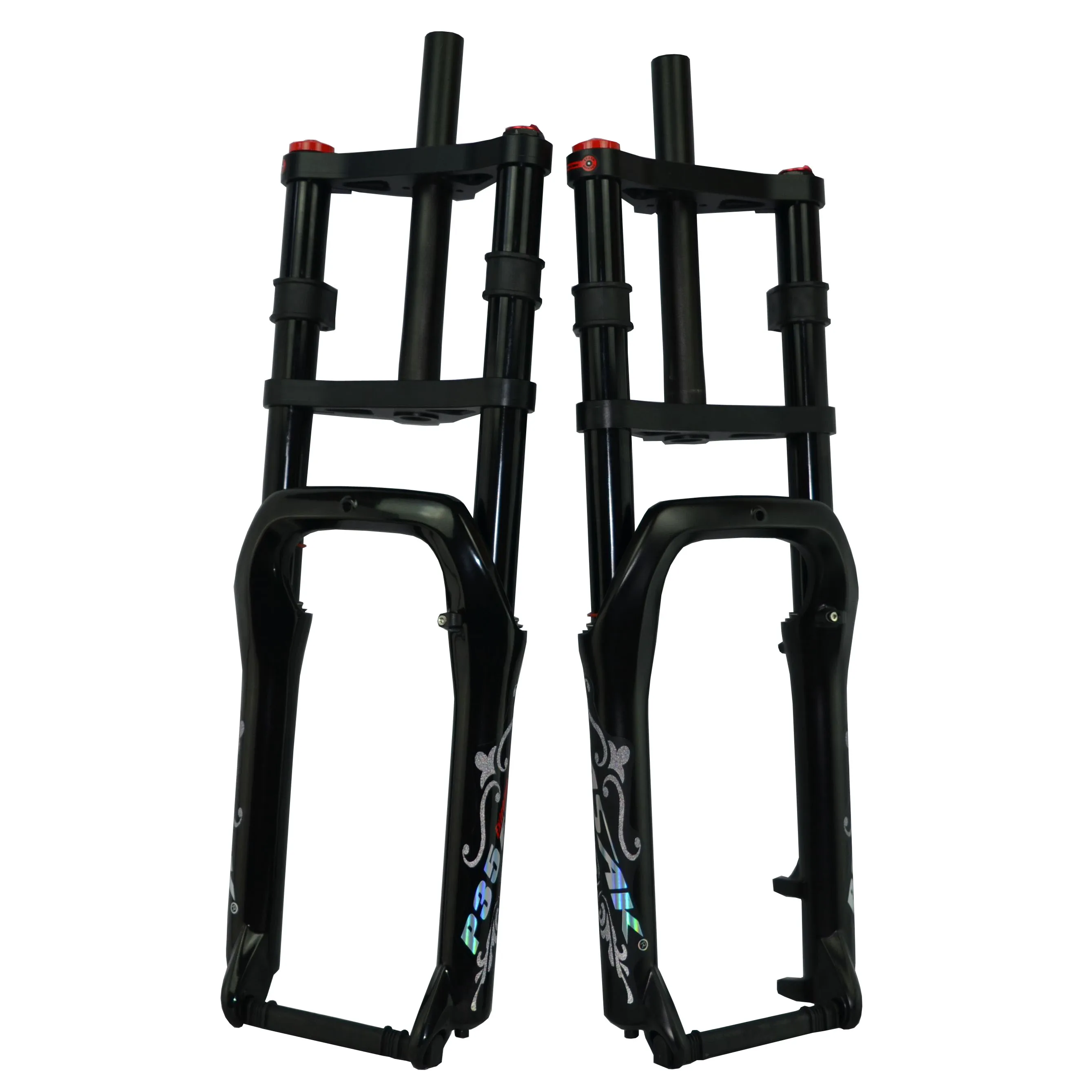 

Double shoulder fat bike fork fat bicycle bicycle 20" 4.0" air forkes Snow MTB Moutain 20inch Bike Fork 135mm magnesium alloy