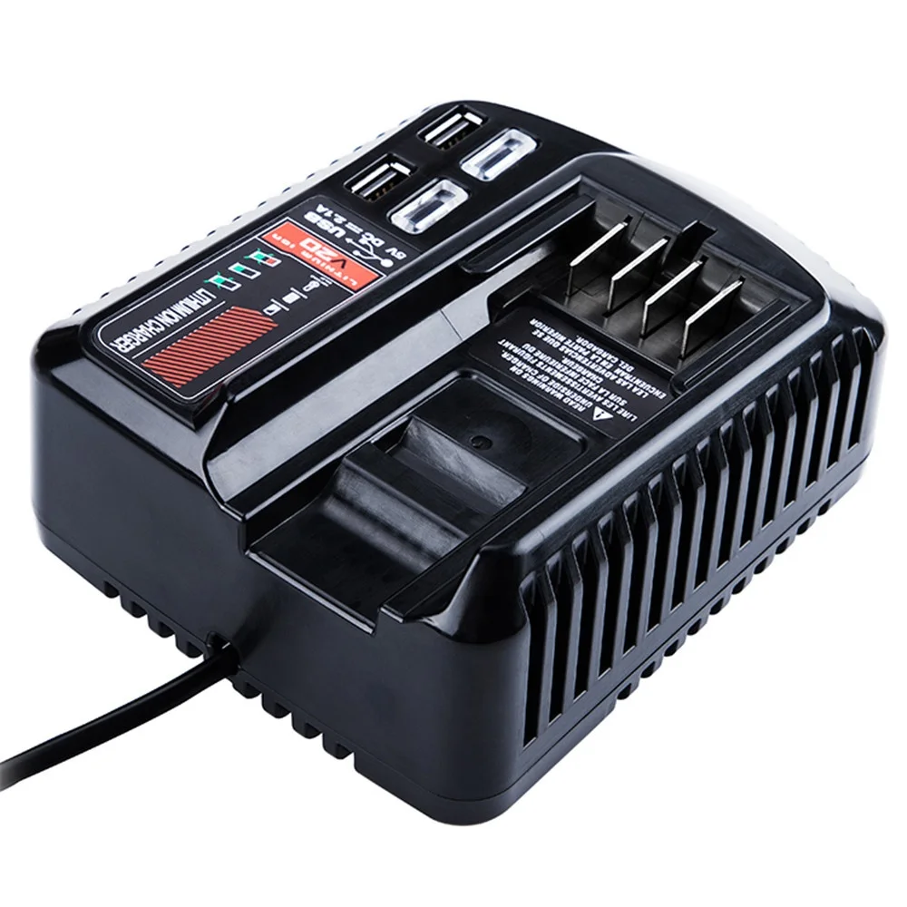 

Craftsman Battery Charger CMCB104 for V20 Craftsman 20V Li-ion Battery CMCB204 CMCB206 Craftsman Electric Mower Battery Charger, Black