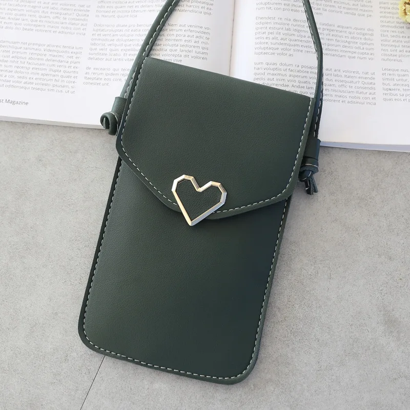 

Portable Crossbody Cell Phone Purse For Women Ladies Genuine Leather Shoulder Bag Card Holder Wallet Luxury Phone Purse Bag, Please check the sku