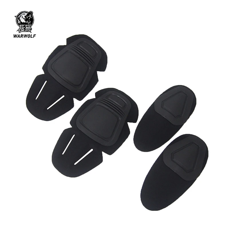

H01 china factory supply discount price military CS knee and elbow pads sleeve, Black/tan or customizable