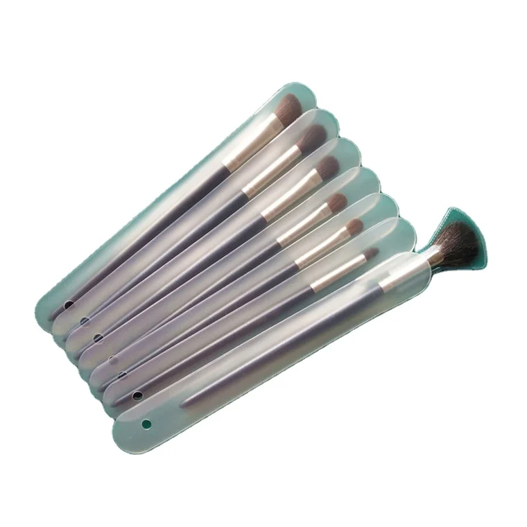 

Fan-shaped high-gloss/brightening fine-front wool powder animal soft brush