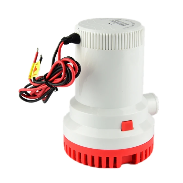 QUIETFLO 12V/24V DC Camping Shower Drain Pump for Marine/Yacht