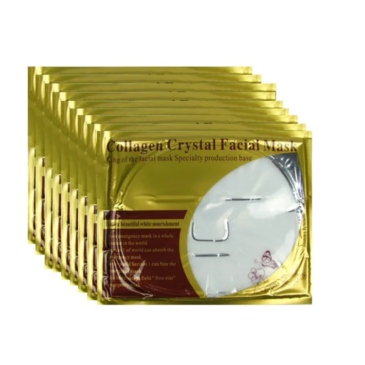 

Hot Selling 24K Gold Facial Mask Skin Care Bamboo Charcoal Black Pink White Collagen Facial Mask, Customized color