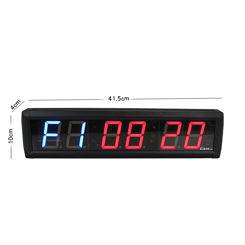 

Electric Hot Sell Interval 12 or 24 Hour Clock Kids and Adults Training Desktop Clock, Blue+red