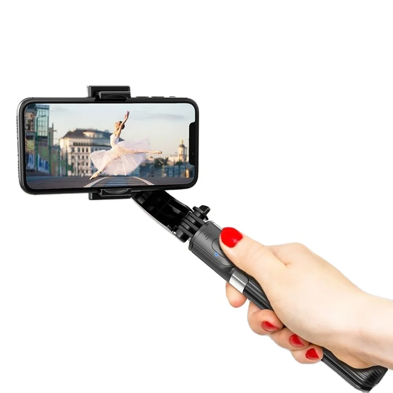 

L08 Anti-Shake Single Axis 360 Degree Smartphone wireless Handheld Gimbal Stabilizer gimbal stabilizers tripod Selfie Stick l08, Black, white