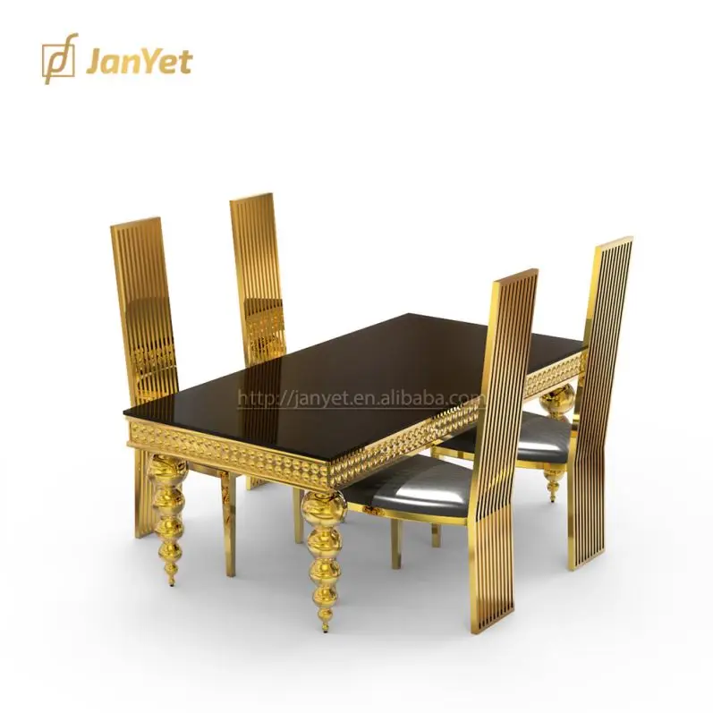 
Factory Direct Fancy Gloss Wedding Table Gold  (62245802877)