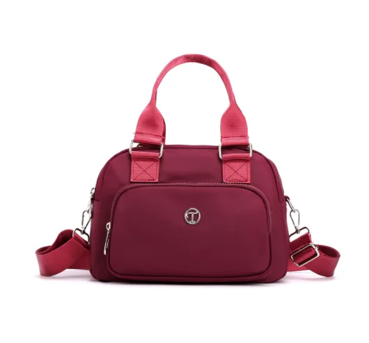 

Newest Multifunctional Square Crossbody Bags Embroidered Large Women Handbags Custom Red Waterproof Backpacks, 8 colors