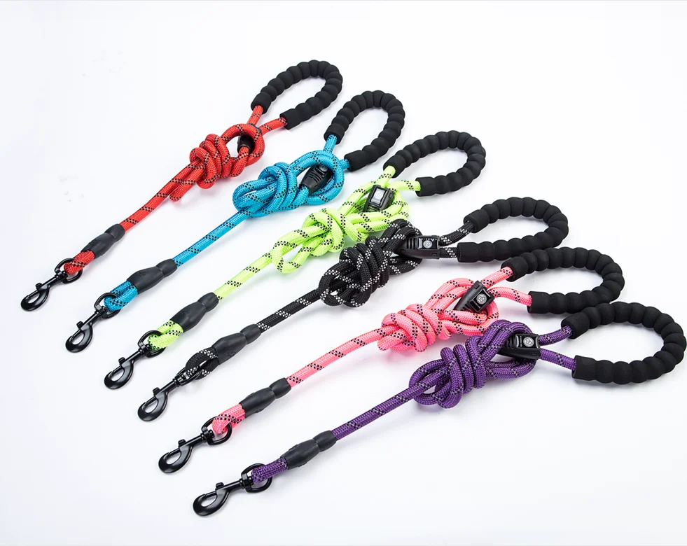 

5feet Nylon Braided Rope Reflective Climbing Lead Dog leash dog rope, Customized