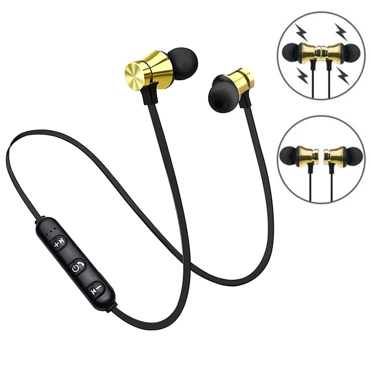 

Best Selling XT11 Magnetic In-Ear Sport Running Wireless V4.1+EDR Earphones Headphones Headset