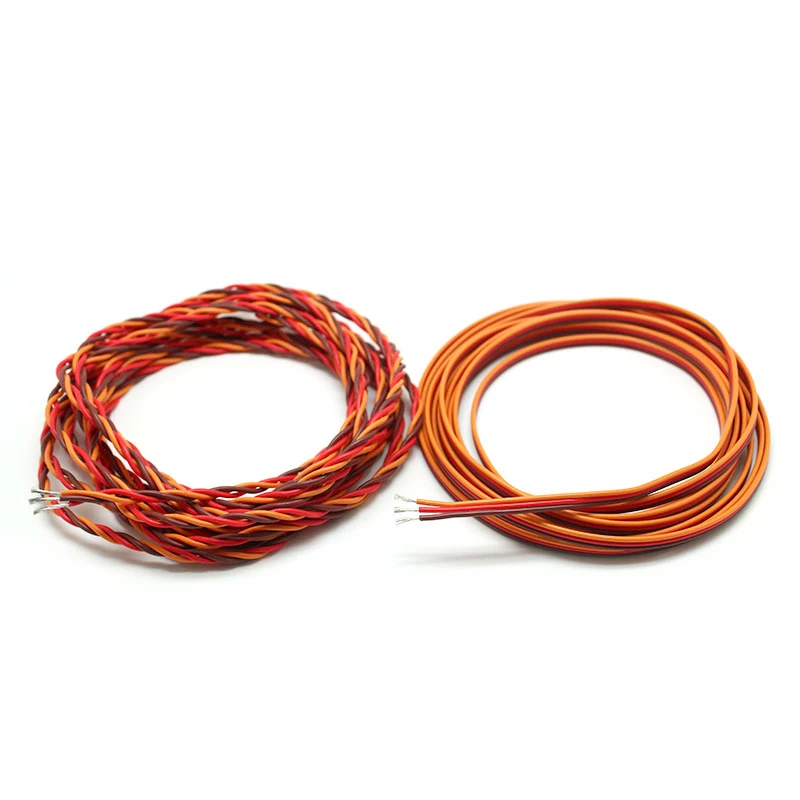 Câble Servo Extension 32 Pieds 26AWG - Fils Tressés Couleur Futaba - Pour RC Avion, Drone - 10m