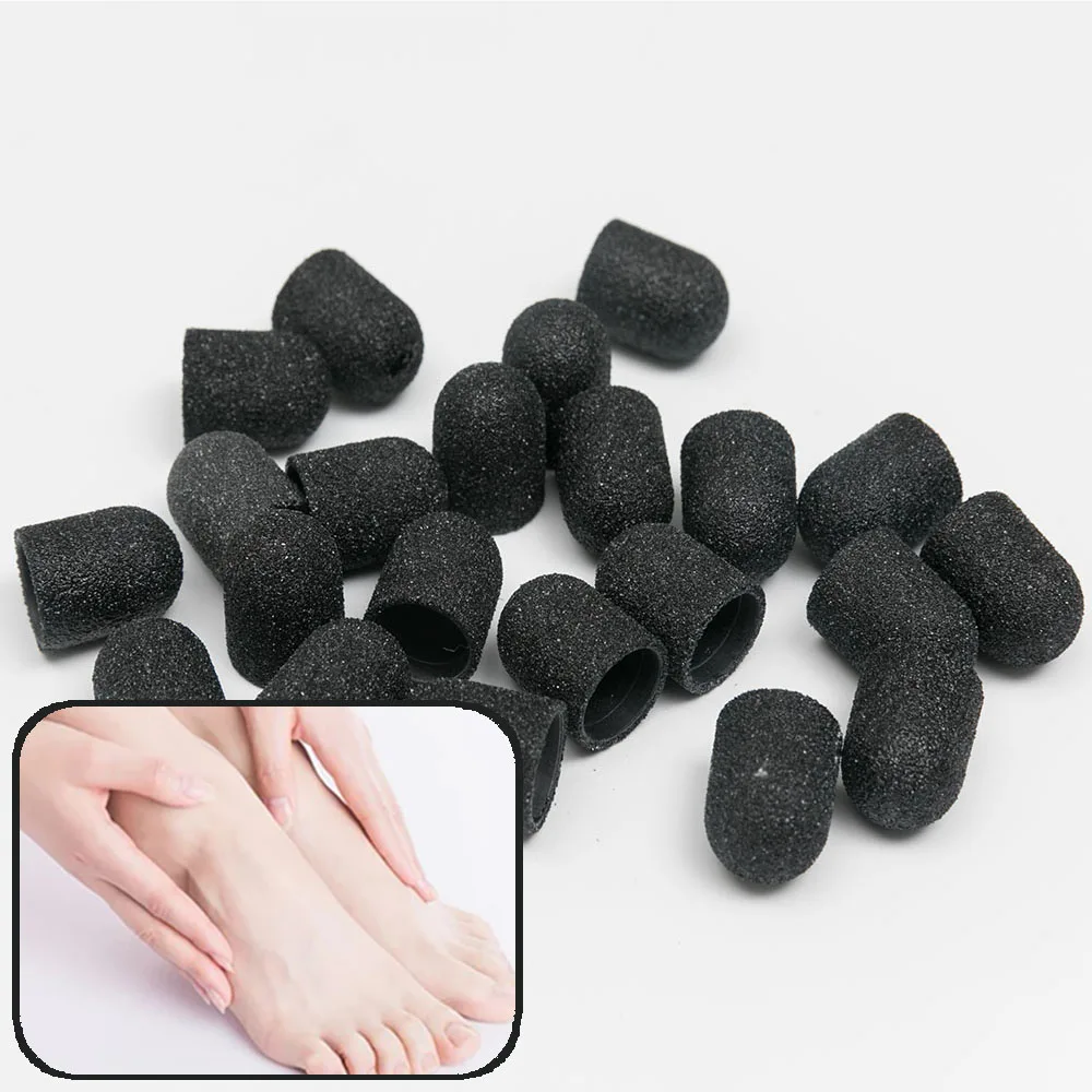 

gel nail foot care tools sanding caps pedicure