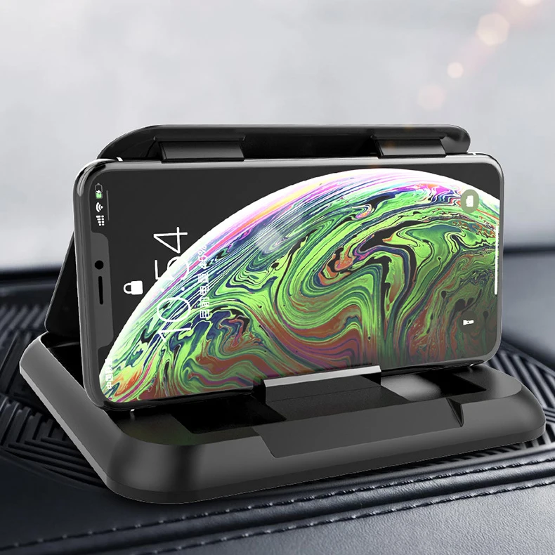 

Car Mobile Phone Holder Mount Dashboard Smart Phone Holder, Black