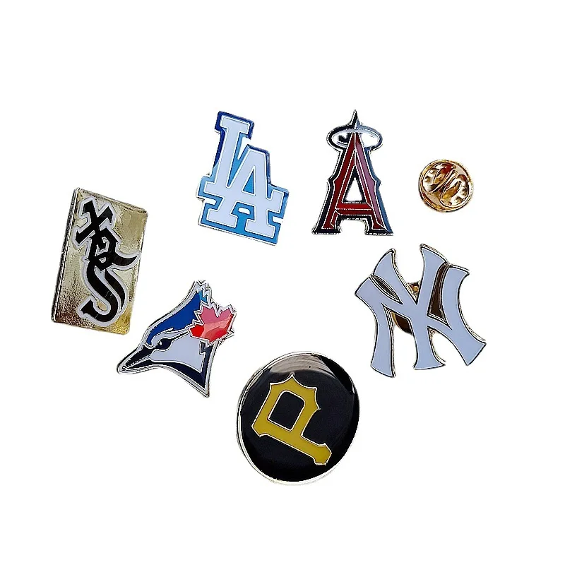 

America Baseball Major League Baseball Sport Team Badge Pins Enamel Metal Lapel Pin Fans