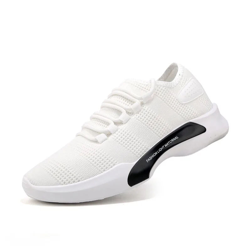 

China Factory Fashion Low Price Durable Lace-up Non-slip Mens Sports Running Shoes And Sneakers men's sport shoes Mens S, Black white grey