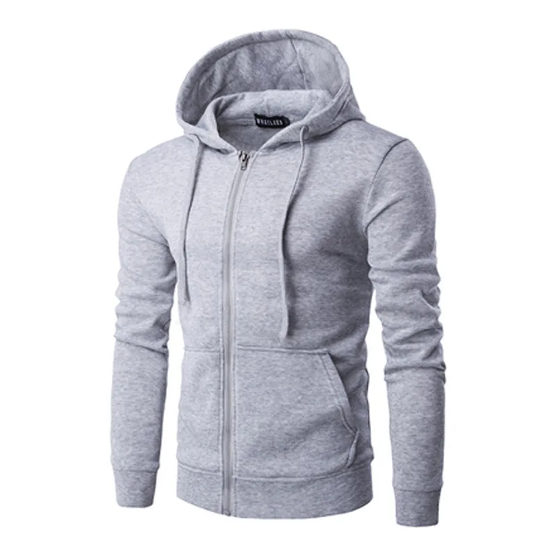 

New Style Hoodies With Side Opening Men Clothes For Men Zipper