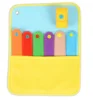 Learn to Dress Kids Quiet Book Page Felt Busy Board for Toddler to Learn How to Use Snap