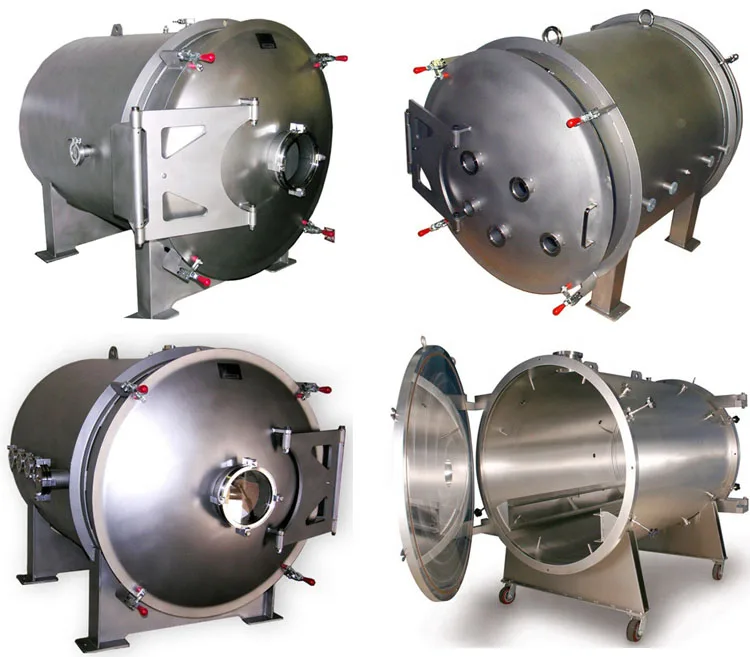 Custom East Vacuum Ss Cylindrical Ultra High Vacuum Chamber Buy