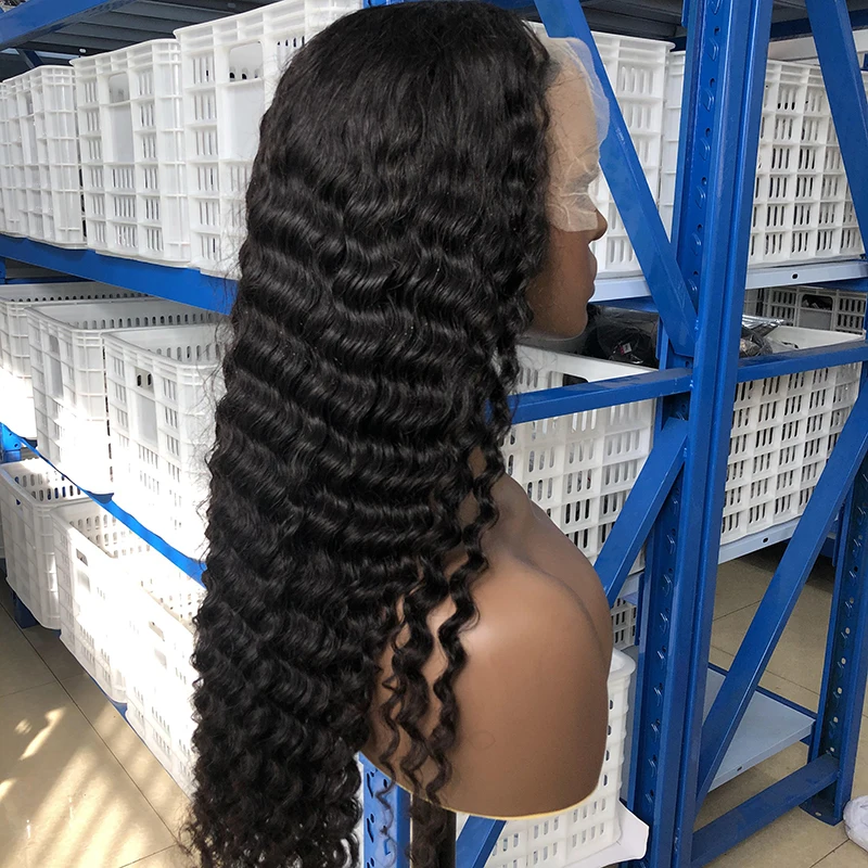 

No Chemical Process Cheap Hair High Quality Hair Loose Deep Lace Frontal Wigs